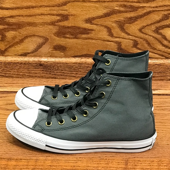 Converse CTAS Hi Black White Black Shoes - Picture 2 of 7